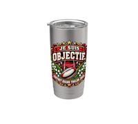 Je Suis Objectif Surtout Quand Toulon Joue Gobelet isotherme en acier inoxydable double paroi