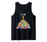 Je suis OK, Ambiance littéraire ludique, Dessin animé, Funny Bookworm Débardeur