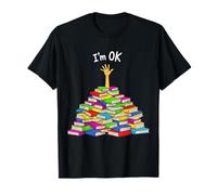 Je suis OK, Ambiance littéraire ludique, Dessin animé, Funny Bookworm T-Shirt