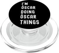Je suis Óscar Qui Fait des Choses à Óscar PopSockets PopGrip pour MagSafe