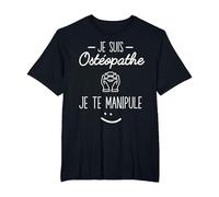 Je suis Ostéopathe Cadeau Humour T-Shirt, Homme Grandes Tailles, Noir, 2X Tall