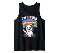 Je suis Pan Duh Panda Pansexual Pride Rainbow LGBT Débardeur
