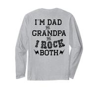 Je suis Papa ET Grand-PÈRE ET Je Porte Les Deux Grands-Parents Meme on Back Manche Longue