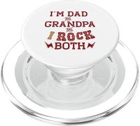 Je suis Papa ET Grand-PÈRE ET Je Porte Les Deux Grands-Parents Meme on Back PopSockets PopGrip pour MagSafe