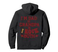 Je suis Papa ET Grand-PÈRE ET Je Porte Les Deux Grands-Parents Meme on Back Sweat à Capuche