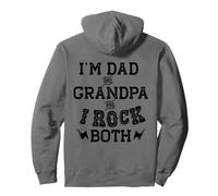Je suis Papa ET Grand-PÈRE ET Je Porte Les Deux Grands-Parents Meme on Back Sweat à Capuche
