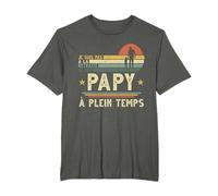 Je Suis Pas à La Retraite Papy à Plein Temps Cadeau Papy T-Shirt