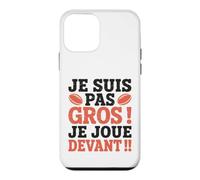 Je suis Pas Gros Je Joue Devant Humour Rugby Rugbyman Coque pour iPhone 12 Mini