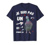 Je suis Pas Un Pigeon Humour Trop Gentil Arnaque Commerce T-Shirt, Homme, Bleu Marine, 6XL
