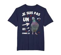 Je suis Pas Un Pigeon Humour Trop Gentil Arnaque Commerce T-Shirt, Homme Grandes Tailles, Bleu Marine, 2X Tall