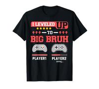 Je suis passé au Niveau de Big Bruh Gamer Funny Brother Gamer T-Shirt