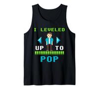 Je suis passé au Niveau Pop Retro Gamer Pixel Design Débardeur