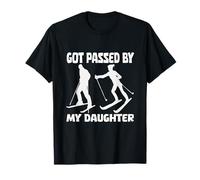 Je suis passée par la fête des pères de My Daughter Funny Skiing T-Shirt