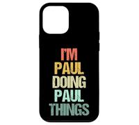 Je suis Paul Qui Fait des Choses avec Paul - C'est drôle de dire Un nom Cool, Paul Coque pour iPhone 12 Mini