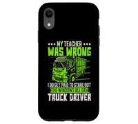Je suis payé pour regarder les fenêtres toute la journée chauffeur de camion Coque pour iPhone XR