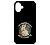 Je suis Petite et Sensible, mais Je me Bats Aussi en Tant Que Lapin Coque pour iPhone 16 Plus