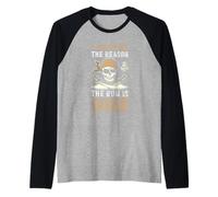 Je suis Peut-être la Raison pour laquelle Le Rhum est Parti Funny Rum Pirate Day Manche Raglan