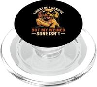Je suis Peut-être Une poignée, mais Mon ami n'est certainement Pas Teckel Doxie. PopSockets PopGrip pour MagSafe