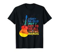 Je suis Peut-être Vieux, mais J'Ai PU Voir Tous Les Groupes Cool de la Musique rétro T-Shirt