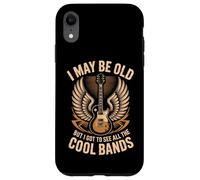 Je suis Peut-être Vieux mais J'Ai PU Voir Tous Les Groupes sympas Funny Rock Coque pour iPhone XR