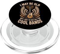 Je suis Peut-être Vieux mais J'Ai PU Voir Tous Les Groupes sympas Funny Rock PopSockets PopGrip pour MagSafe