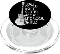 Je suis Peut-être Vieux mais Je Dois Voir Tous Les Groupes Cool rétro PopSockets PopGrip pour MagSafe