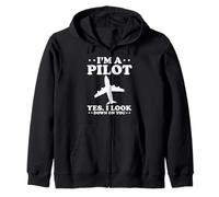 Je suis Pilote Et Je Te Regarde D’en Haut Humour Sweat à Capuche