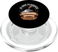Je suis Plaquiste Pas Magicien PopSockets PopGrip pour MagSafe