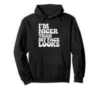 Je suis Plus Belle Que Mon Visage n'en a l'air - Funny Influencer Sweat à Capuche