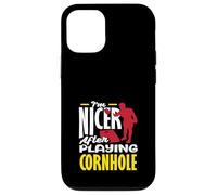 Je suis Plus Gentil après Avoir joué à Cornhole Lover Coque pour iPhone 12/12 Pro