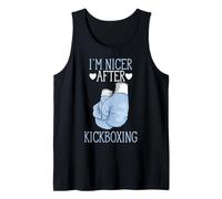 Je suis plus gentil après le kickboxing Funny Kickboxer J'adore le kickboxing Débardeur
