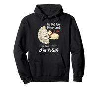 Je suis polonais Pierogi Dyngus Day Butter Lamb Buffalo Retro Sweat à Capuche