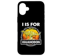 Je suis pour Les Dinosaures Iguanodon Alphabe pour Les Coque pour iPhone 16 Plus