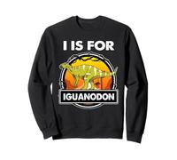Je suis pour Les Dinosaures Iguanodon Alphabe pour Les Sweatshirt