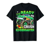 Je suis prêt à écraser Le Premier Jour de la Maternelle Monster Truck Boys T-Shirt