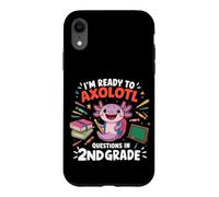 Je suis prêt à répondre à des Questions sur l'axolotl chez Un garçon et Une Fille de 2e année Coque pour iPhone XR