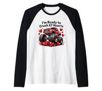 Je suis prête à écraser 67 cœurs pour la Saint-Valentin Manche Raglan