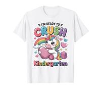 Je suis prête à écraser de jolies licornes de la maternelle 2025 T-Shirt