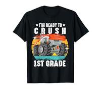 Je suis prête à écraser la rentrée scolaire amusante de 1re année T-Shirt