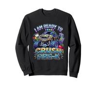 Je suis prête à écraser Pre-K Monster pour la rentrée Sweatshirt