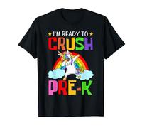 Je suis prête à écraser Une Jolie Licorne de pré-Maternelle pour la rentrée T-Shirt