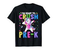 Je suis prête pour la rentrée scolaire pour les filles de la maternelle T-Shirt