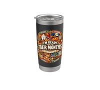 Je suis prête pour les amoureux de la saison automnale de Ber Months Gobelet isotherme en acier inoxydable double paroi