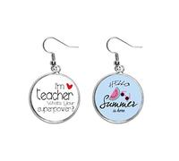 je suis professeur, quel est ton superpouvoir Boucles d'oreilles pastèque été Earlobe portent