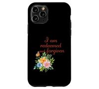 Je suis racheté et pardonné - Floral Christian Faith Coque pour iPhone 11 Pro