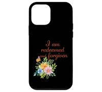 Je suis racheté et pardonné - Floral Christian Faith Coque pour iPhone 12 Mini