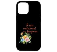 Je suis racheté et pardonné - Floral Christian Faith Coque pour iPhone 12 Pro Max