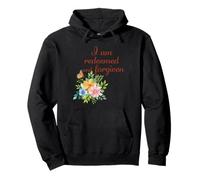 Je suis racheté et pardonné - Floral Christian Faith Sweat à Capuche