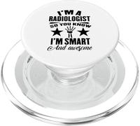 Je suis radiologue, Vous Savez Donc Que Je suis Intelligent et génial PopSockets PopGrip pour MagSafe