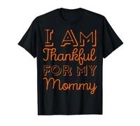 Je suis reconnaissante pour Le dîner de Famille de ma Maman, de Mon père, de Mes garçons et de Mes Filles T-Shirt Graphique avec Valeur